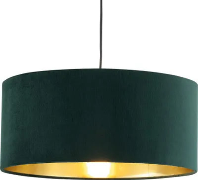 Produktbild von home24 Pendelleuchte - Samt / Metall - 1-flammig
