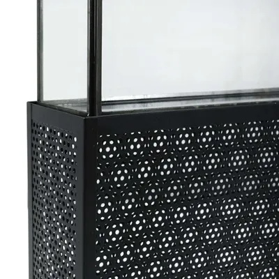 Produktbild von PTMD Sita Laterne - 30x10x58.5 cm - Metall - Schwarz