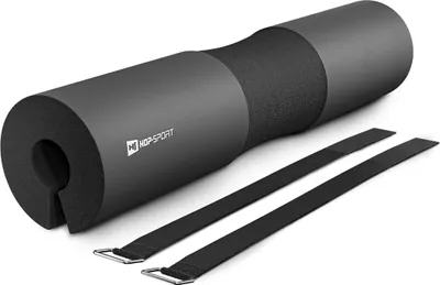 Obrázek produktu pro Hop-Sport podložka pod činku 44 cm - černá, podložka pro tlaky na bradlech ø 30 mm, pohodlná ochrana krku, ideální pro různá cvičení