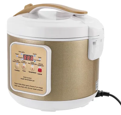 Produktbild von Fermentierbox für schwarzen Knoblauch - Automatische Fermentiermaschine - 6 L Kapazität - 220–240 V 50 Hz - EU-Stecker - Edelstahl & Aluminiumlegierung - Gold
