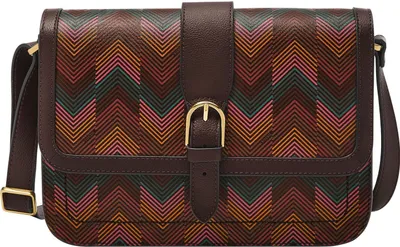 Produktbild von FOSSIL Umhängetasche Zoey Flap Crossbody Bag Harlow Multi Print mehrfarbig