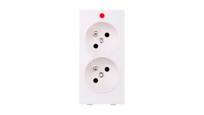Imagen del producto de Contacte Simon S2/9, color blanco, plástico, IP20, 250 V, 52 mm, 45 mm