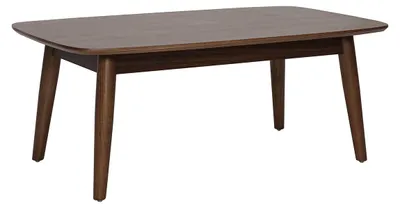 Produktbild von Miliboo - Rechteckiger Couchtisch aus dunklem Holz, Nussbaum, L100 cm NORDECO