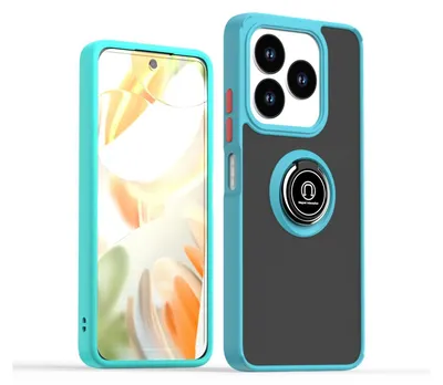 Image de Pour ZTE Blade V60 Smart / Blade A75 4G Shadow Design TPU + PC Housse de protection Sac Case Bleu clair / Orange