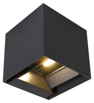 Obrázek produktu pro LED Solution Šedé LED fasádní solární svítidlo hranaté s pohybovým čidlem 9W IP65 CCT 24089