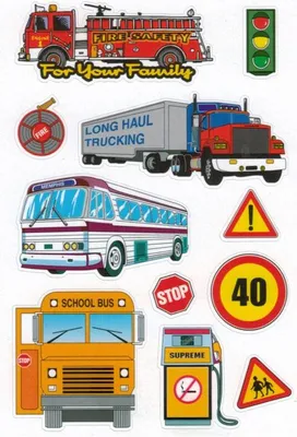 Produktbild von Papier Sticker Fahrzeuge I