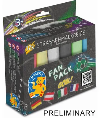 Immagine prodotto di Malefix 45020006 Gesso da strada 12 confezioni colorate