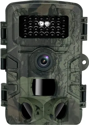 Zdjęcie produktu dla Kamera do obserwacji dzikich zwierząt 1080P 36MP Zasięg wyzwalania do 20 m Kamera do obserwacji dzikich zwierząt IP54 Wodoodporna kamera do obserwacji podwórza z czujnikiem podczerwieni, ciemnozielona