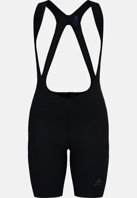 Produktbild von Zeroweight Cargo-Radshorts mit Trägern, Damen - Odlo, Farbe:15000 black, Größe:XL