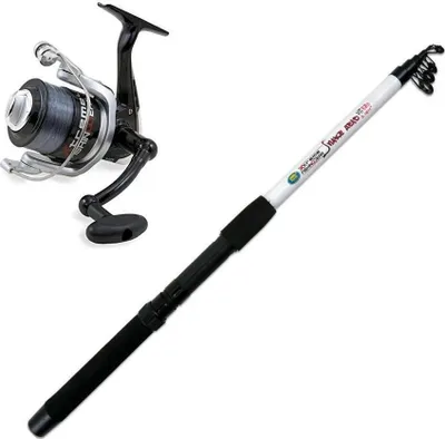 Image de Lineaeffe Telecombo 2 Canne à pêche télescopique pour jeunes pêcheurs et débutants 2,10m 50g + Moulinet + Fil Set