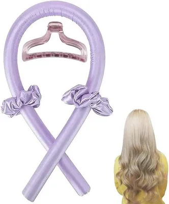 Produktbild von Famanu Hitzefreie Lockenwickler Haarband - Zarte Seiden-Haarroller für Locken