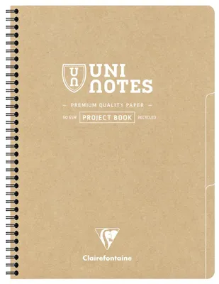 Produktbild von Uninotes Projektbuch A4+ 80Bl kar