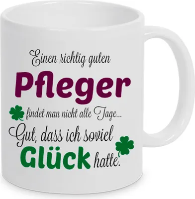 Produktbild von TassenKing™ - Einen guten Pfleger... - Tasse - Kaffeebecher - Tasse mit Spruch