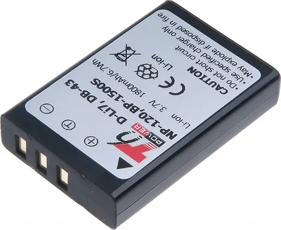 Produktbild von T6 Power Akku für Ricoh Caplio GX, Li-Ion, 3,7 V, 1800 mAh (6,7 Wh), schwarz