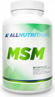 Productafbeelding van SFD ALLNUTRITION MSM, 90 capsules. Zwavel voor gewrichten en botten