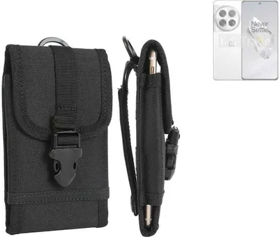 Produktbild von K-S-Trade Holster Handy Hülle kompatibel mit OnePlus 12 Holster Handytasche Gürtel Tasche Schutz Hülle Robust Outdoor schwarz
