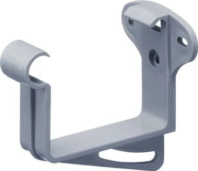 Produktbild von INEFA Stirnbretthalter, Rinnenhalter kastenförmig NW83 / 83mm Grau Dachrinnenhalter aus PVC-U Kunststoff für Kastenrinnen,  Germany