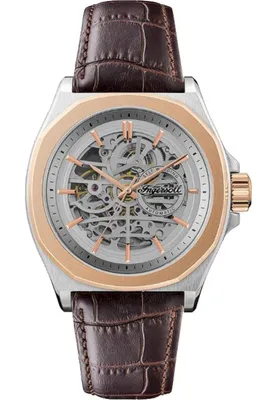 Obrázek produktu pro INGERSOLL Automatické hodinky THE ORVILLE AUTOMATIC 100% nerezová ocel hnědá velikost Pánské 46 I09301B