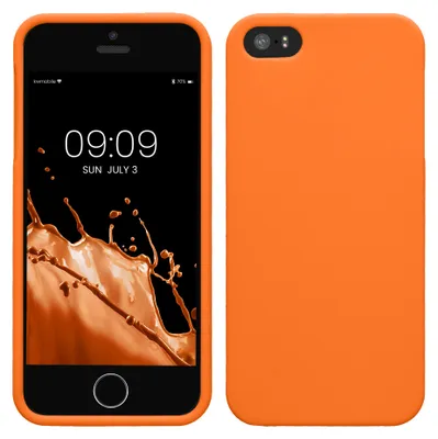 Produktbild von kwmobile Hülle für Apple iPhone SE (1.Gen 2016) / iPhone 5 / iPhone 5S TPU Case - Handyhülle unterstützt kabelloses Laden, flexible Schutzhülle,