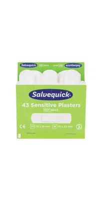 Produktbild von Salvequick Pflaster sensible 6943 Allergiker 43 St./Pack.