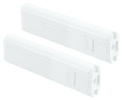 Gardinen-Gewichtskordel 2er-Pack, 83 mm, weiß