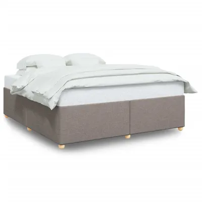 Immagine prodotto di vidaXL Struttura letto senza materasso Taupe 200x200 cm tessuto