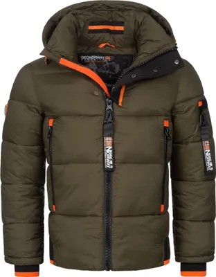 Produktbild von Geographical Norway Herren Winter Jacke warm gefüttert Parka Steppjacke Gesteppt warm gesteppt