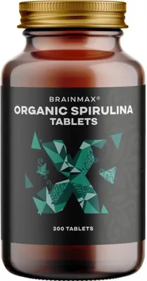 Obrázek produktu pro BrainMax Spirulina tablety Počet tablet: 200 tablet