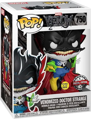 Produktbild von Marvel Venom - Venomized Doctor Strange 750 Special Edition Glows in the Dark - Funko Pop! - Vinyl Figur