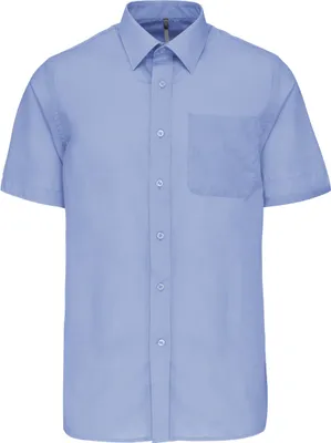 Produktbild von Kariban Popeline Kurzarmhemd Baumwollpolyester pflegeleicht für Herren