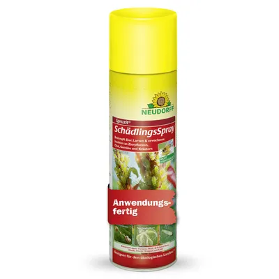 Produktbild von Neudorff Spruzit SchädlingsSpray 400ml anwendungsfertig, bekämpft Blattläuse, Schildläuse, Spinnmilben, Zikaden an Obst & Gemüse
