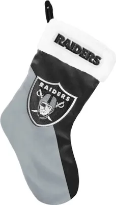 A Las Vegas Raiders Christmas stocking.