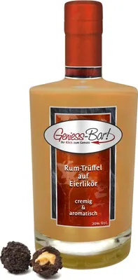 Produktbild von Eierlikör auf Rum Trüffel 0,5L cremig, aromatisch und sehr süffig 20%Vol