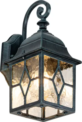 Produktbild von QAZQA - Landhaus I Vintage Romantische Außen Wandlaterne dunkelgrün - London I Außenbeleuchtung - Aluminium Würfel I Quadratisch - LED geeignet E27