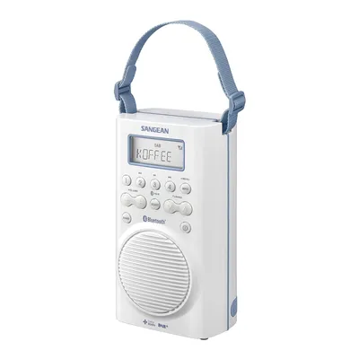 Obrázek produktu pro Sangean Aquatic 205, Hodiny, DAB+, FM, Bílá, Voděodolný