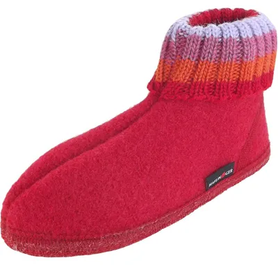 Produktbild von Haflinger Paul Damen Hüttenschuhe Ziegelrot, 631051-0-85