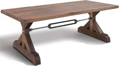 Produktbild von Casa Padrino Industrial Design Esstisch - Alle Farben & Größen - Massivholz Küchentisch - Esszimmer Möbel