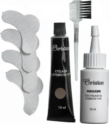 Produktbild von Christian Faye Augenbraue Farbe braun-schwarz 40gr