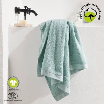 Obrázek produktu pro Maxi osuška - TODAY - 90 x 150 cm - Bavlna - Bio-Celadon