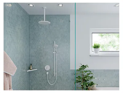 Image de hansgrohe Unica Barre de douche S PURO 90 cm avec flexibles de douche, 28631700