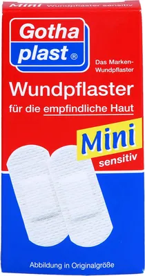 Obrázek produktu pro Gothaplast náplast na rány MINI sensitive 4x1,7cm, 20 náplastí
