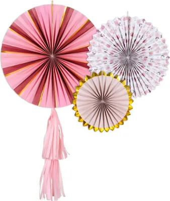 Produktbild von Dekofächer Bedruckt 43/35/26cm/3St. Blumen