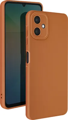 Produktbild von Avizar, SoftGlow Silikonhülle für Samsung Galaxy A06, geschützte Kamera, Braun
