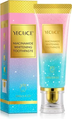 Produktbild von Niacinamid Whitening Zahnpasta, Radiant Whitening Zahnpasta, Zahnpasta Weisse Zähne, Natürliche aufhellende Zahnpasta mit Niacinamid