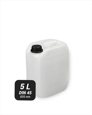 Produktbild von Leerkanister aus HD-PE, DIN 45, natur (5 Liter)