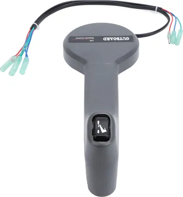 Immagine prodotto di Maniglia della scatola di comando del motore fuoribordo 703-48207-22 Leva del cambio con interruttore di trim per 703