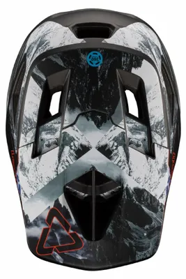 Imagen del producto de Casco de bicicleta de montaña LEATT, visera negra, modelo Alpine, para el casco Gravity 4.0 V23, talla L/XL