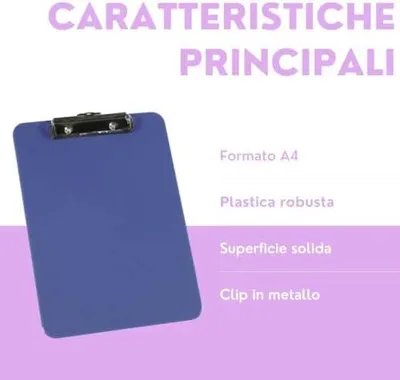 Produktbild von Klemmbrett Platte A4 210 x 297 mm schwarz