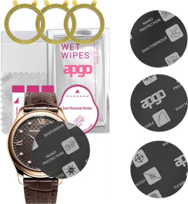 Produktbild von apgo 3 Stück Schutzglas, Matt, kompatibel mit Classics Gents Horological Smartwatch, Hybrid 8H, Ersatz für Hartglas, Displayschutzglas, Bildschirmschutz, Displayschutz, kratzfest