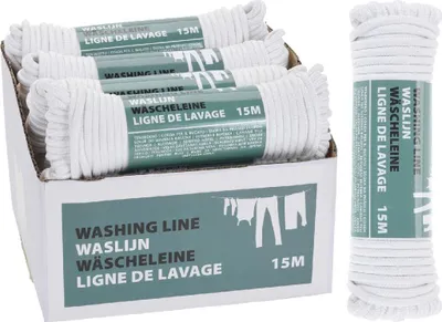 Immagine prodotto di Waslijn Polyester 15M Wit